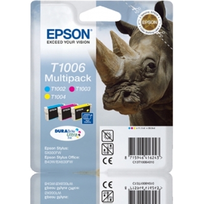 Epson T1006 Multipack 3-balení, 33.3 ml - (cmy) - originální